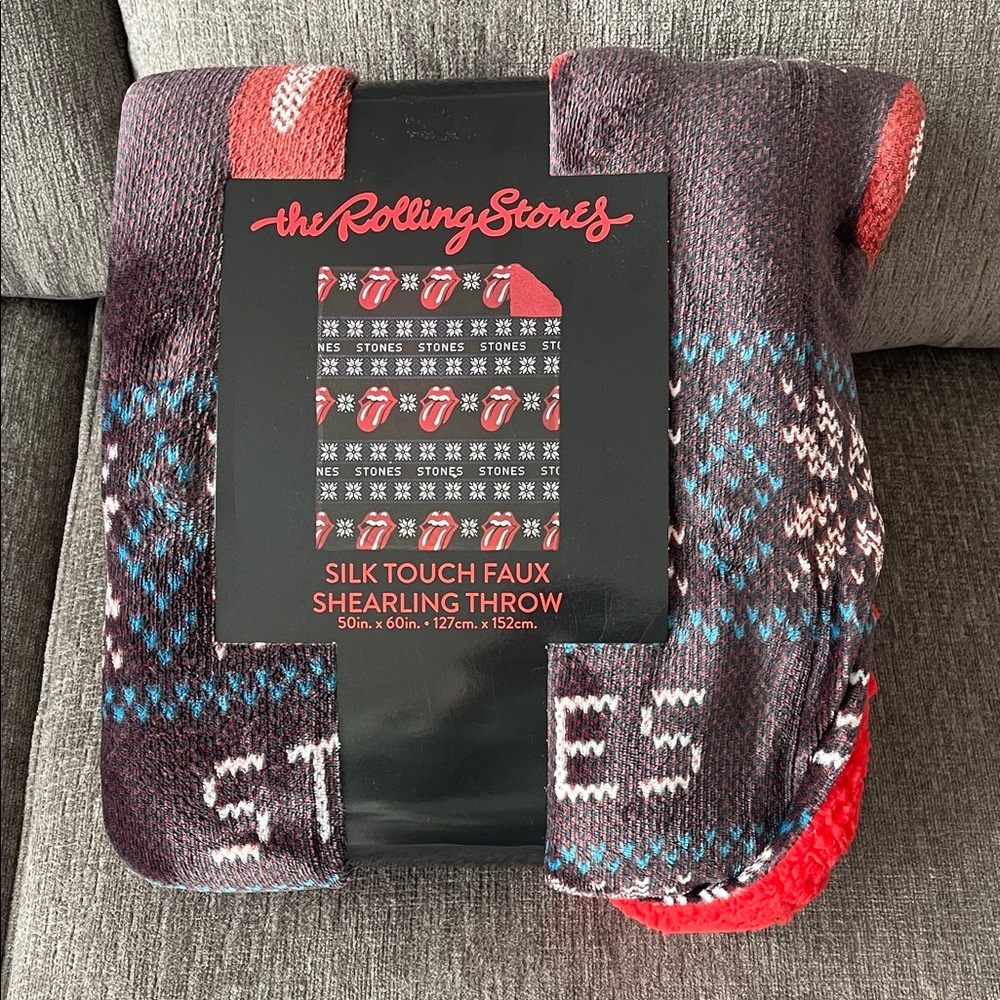 The Rolling Stones blanket